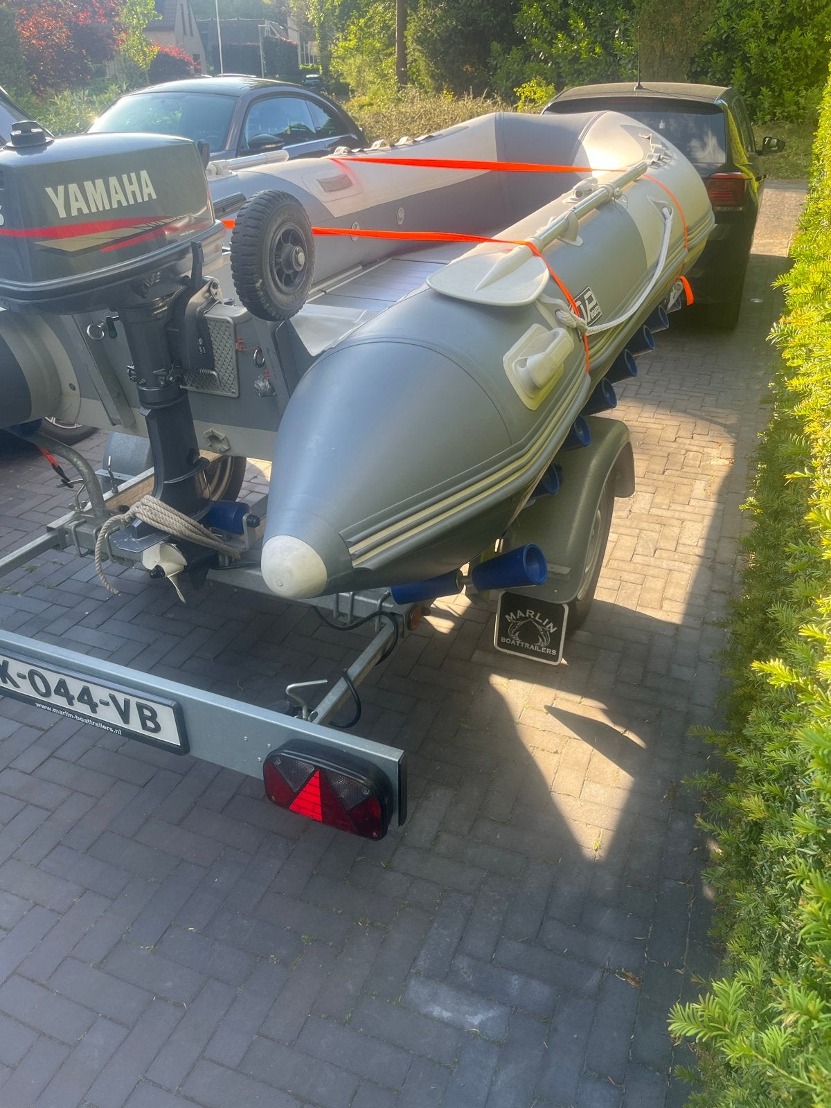COP IB-360 rubberboot met Yamaha 5pk buitenboordmotor, Overige merken, Ophalen of Verzenden, Hout, Gebruikt