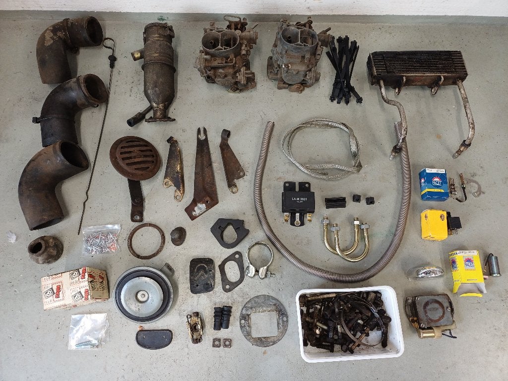 Partij Citroën 2CV / A-type onderdelen, Ophalen of Verzenden, Gebruikt, Citroën