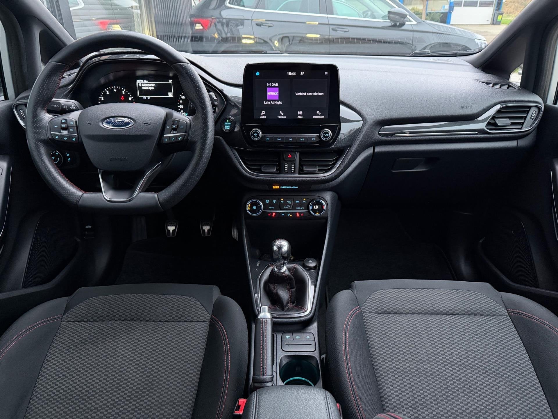 Ford Fiesta 1.0 EcoBoost ST-Line Black Pack Full Option CarP, Gebruikt, Zwart, 1064 kg, Zwart
