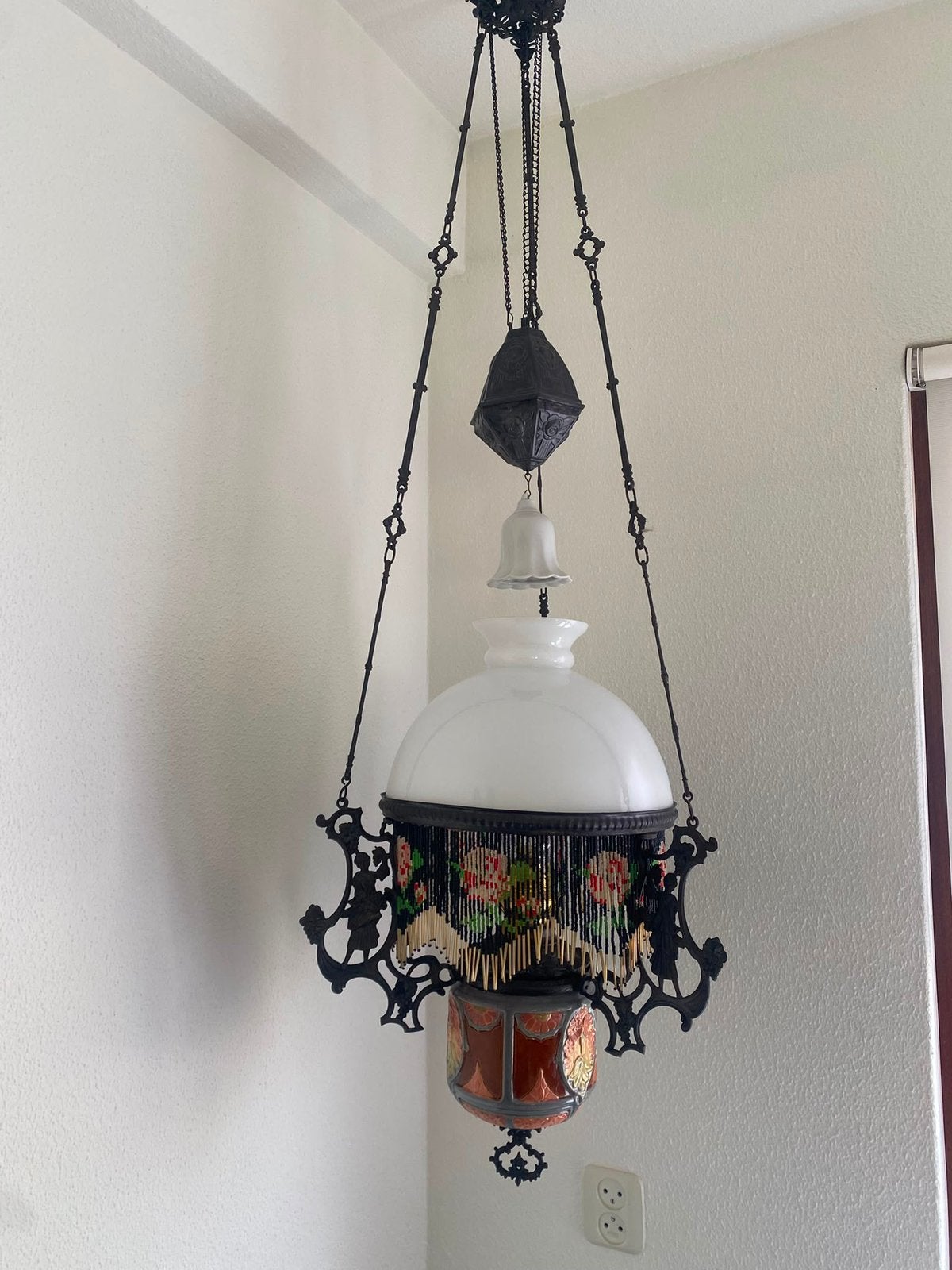 Unieke Petorium lamp, Antiek en Kunst, Antiek | Lampen, Ophalen