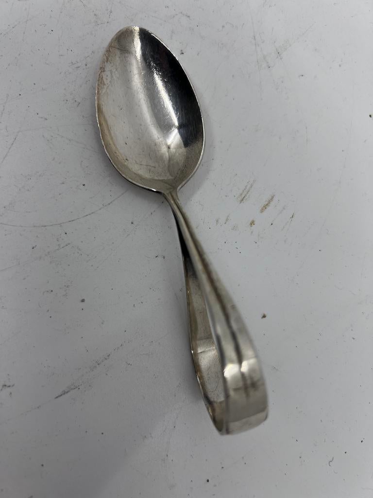 Amuselepel zilver, gekeurd met zwaardje , gemerkt van Kempen, Ophalen of Verzenden, Zilver