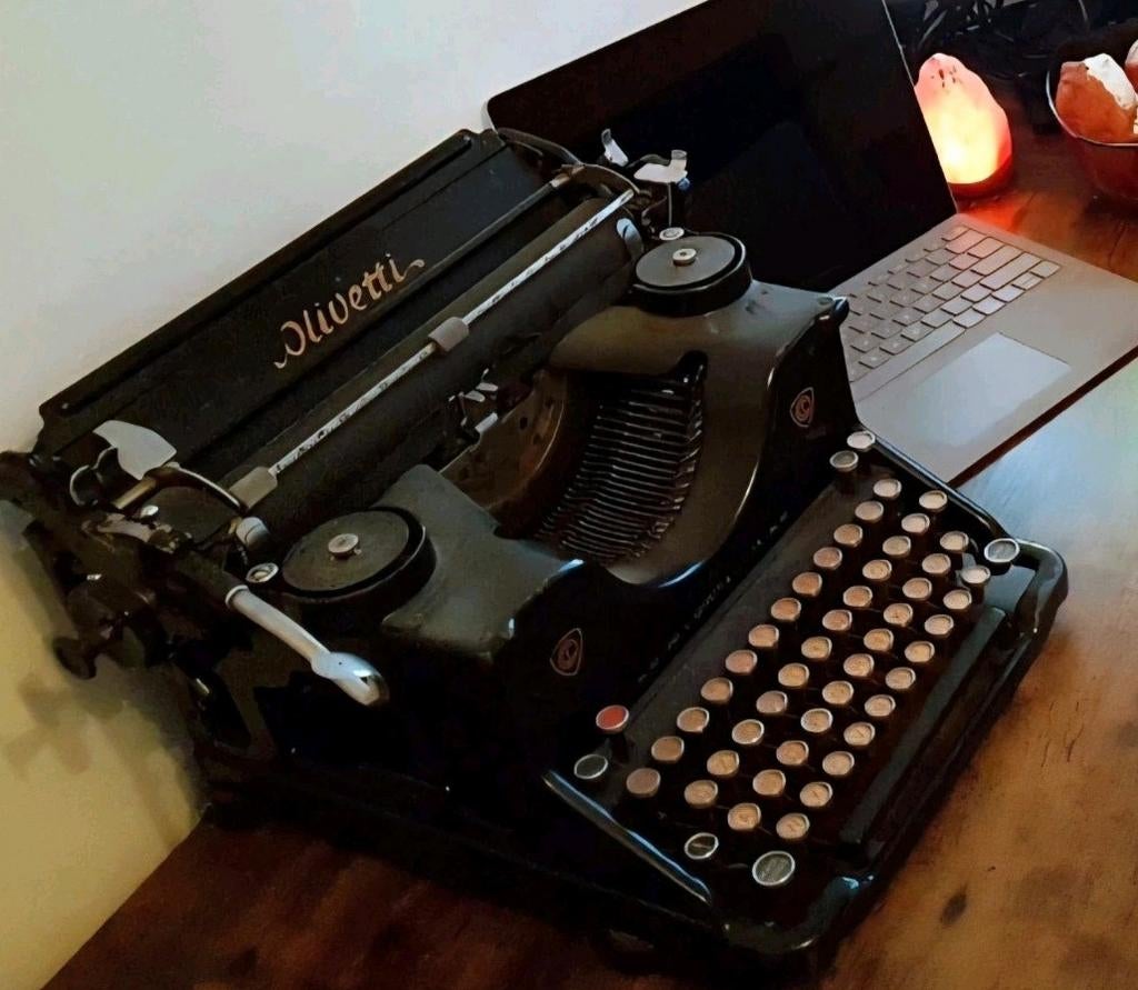 Originele Olivetti M40 typemachine – ca. 1930, Ophalen of Verzenden, Gebruikt