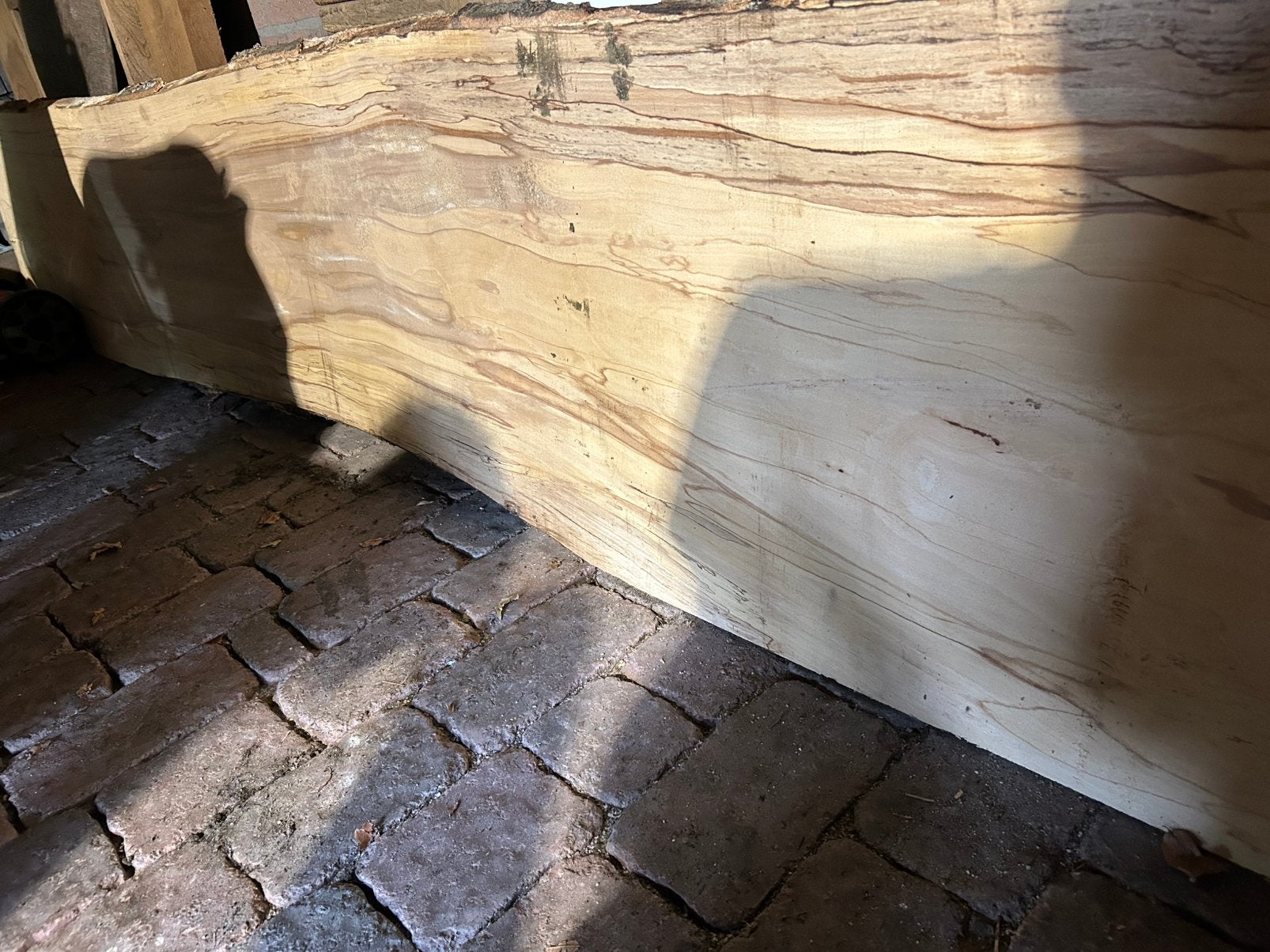 Zware beuken schaaldelen met “slaap” voor rustieke tafel, Doe-het-zelf en Verbouw, Hout en Planken, Ophalen, Gebruikt, Plank, Beuken