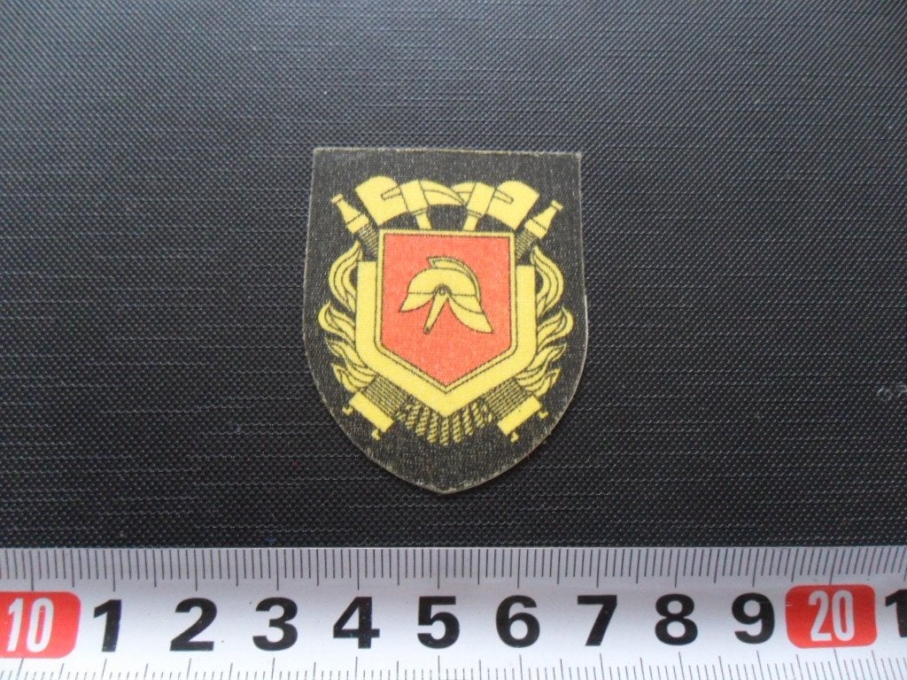 sticker textiel logo embleem  BRANDWEER *, Ophalen of Verzenden, Zo goed als nieuw