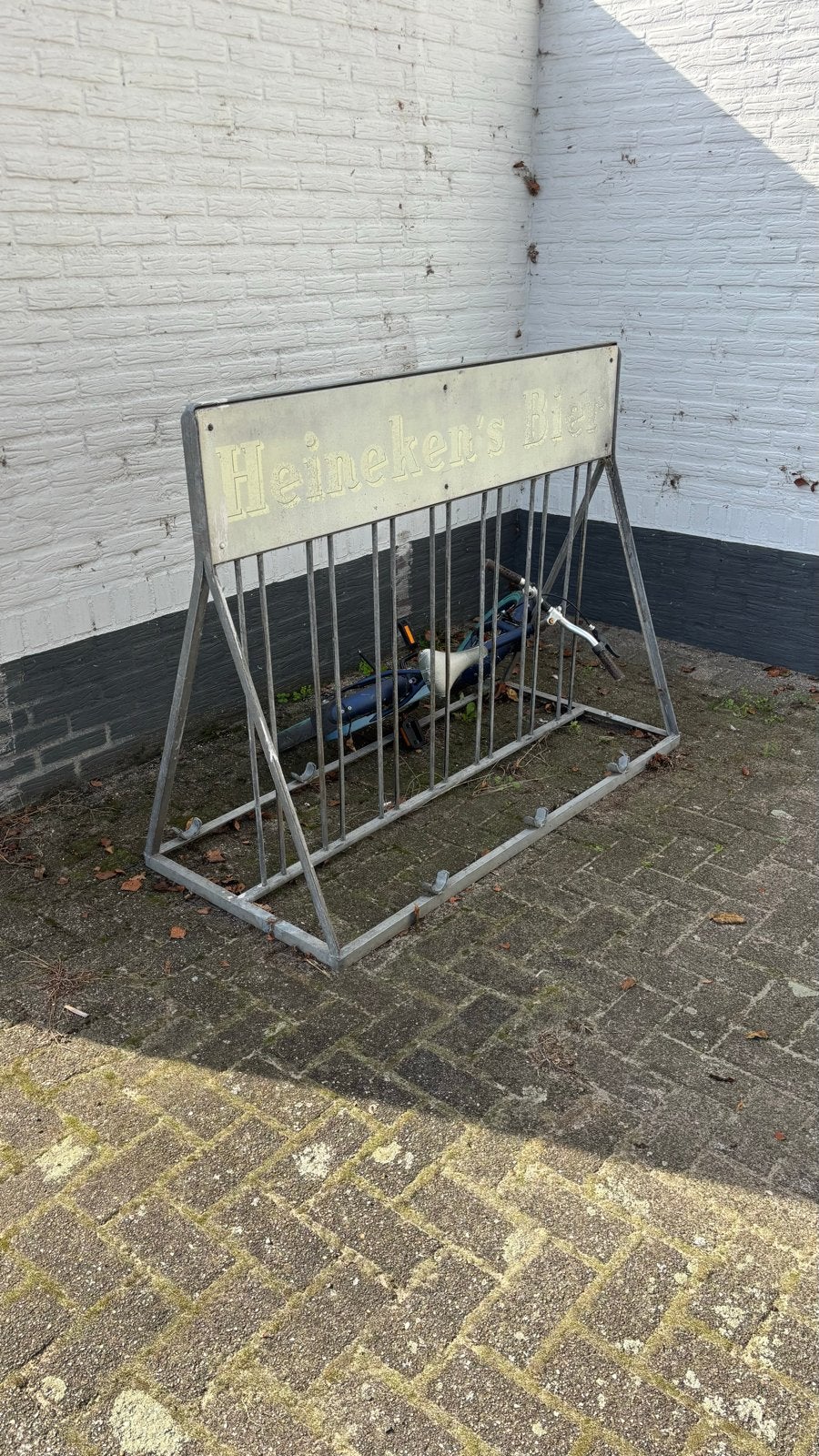 Heineken's Bier fietsenrek - Vintage en robuust, Ophalen of Verzenden, Gebruikt