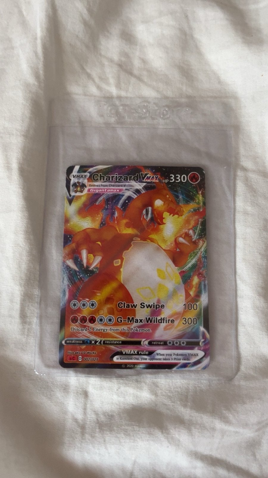 Charizard VMAX Pokémon Kaart - Zo goed als nieuw, Ophalen, Zo goed als nieuw, Losse kaart