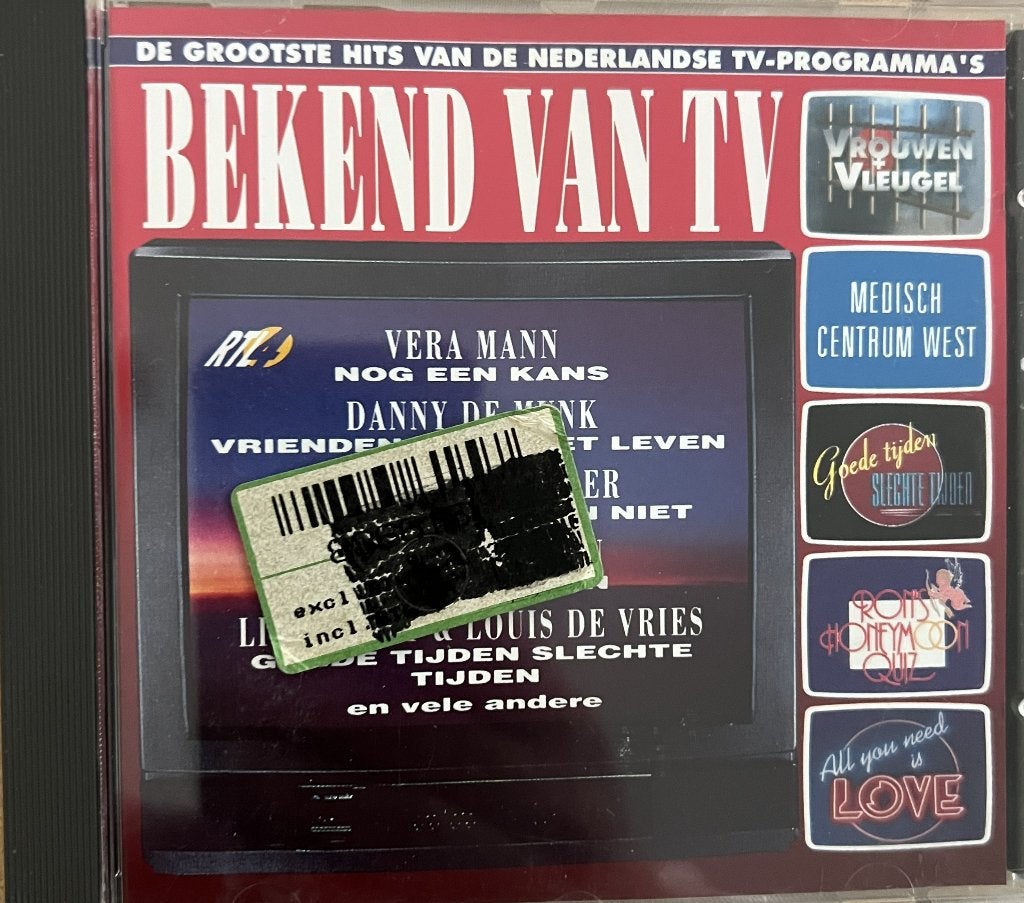 Bekend van TV - De grootste hits van Nederlandse TV-prog, Inclusief boekje, Gebruikt, Ophalen of Verzenden, Verzamelalbum