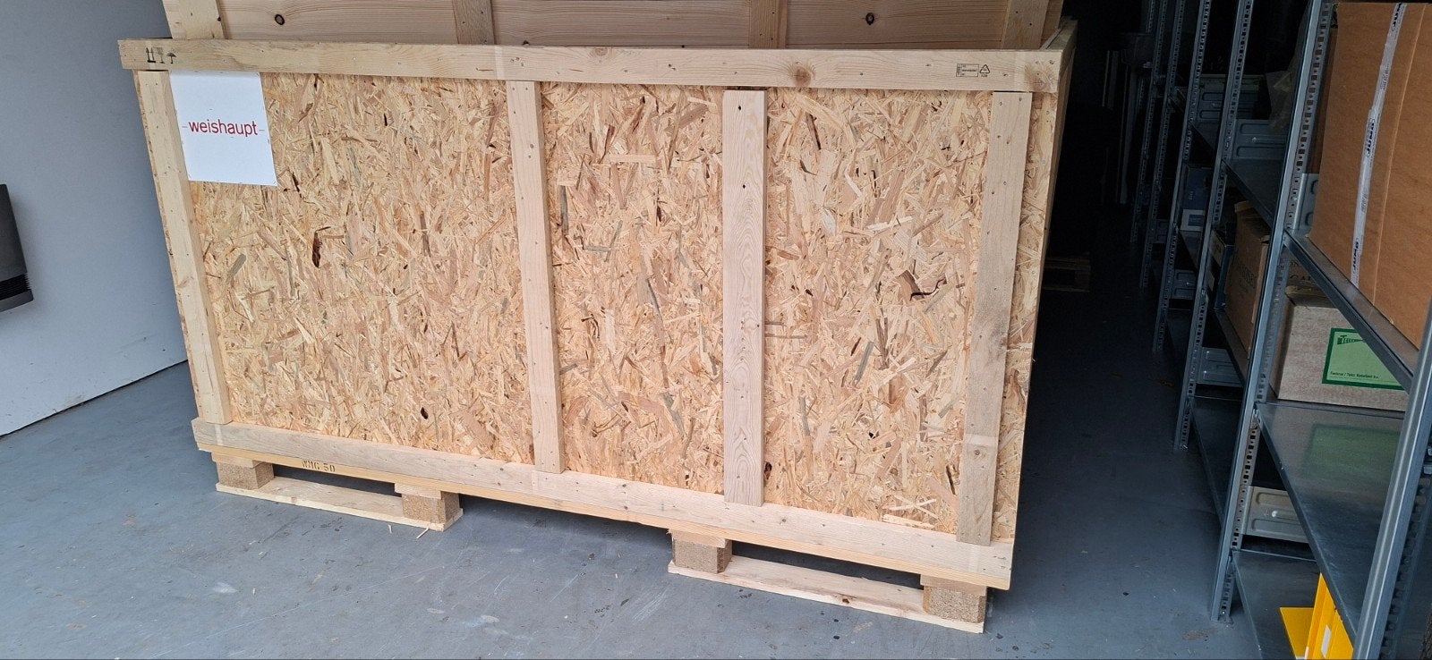 Grote houten transportkisten, voor opslag / transport, Huis en Inrichting, Woonaccessoires | Kisten, Ophalen, Gebruikt, 100 tot 150 cm