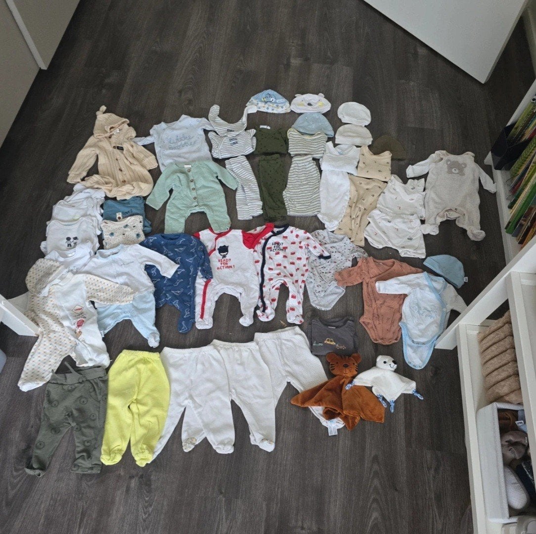 Grote kledingbundel babykleding maat 50/56 - diverse merken, Ophalen of Verzenden, Zo goed als nieuw, Diverse merken, Jongetje