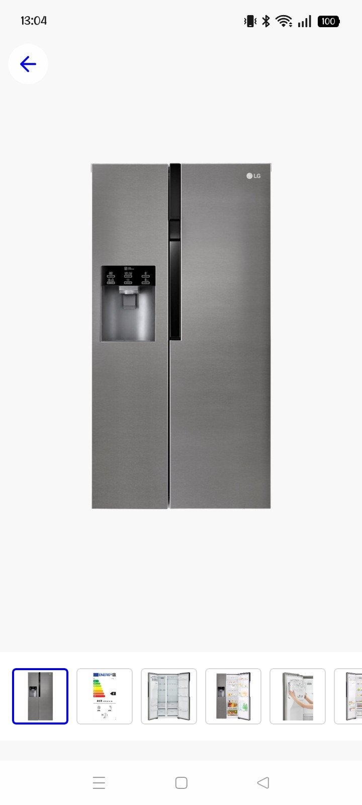 LG GSL360ICEV Amerikaanse koelkast met water-en ijsdispenser