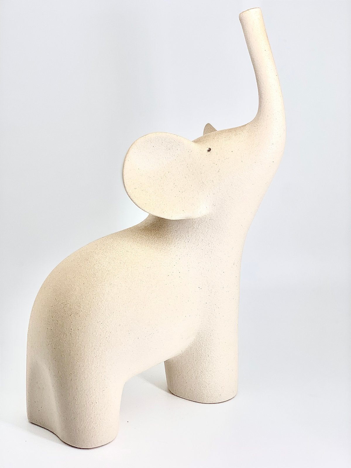 Italiaans Design Beeld Olifant, Ophalen of Verzenden, Beeld, Beige, Steen/keramiek