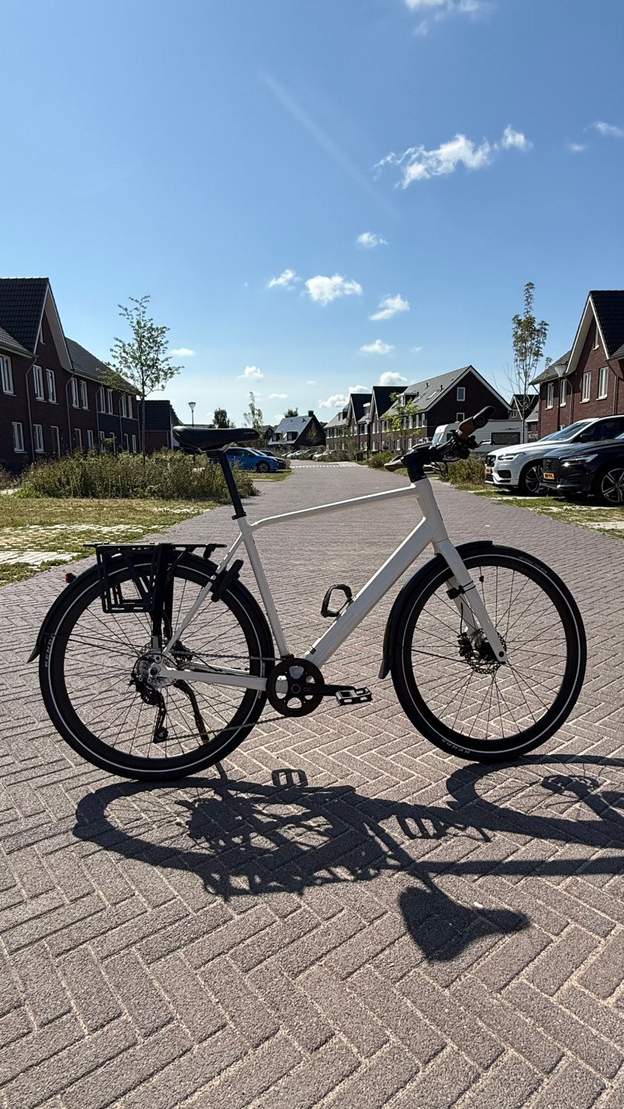 Orbea Vibe H30 EQ wit.  z.g.a.n. maat XL, Zo goed als nieuw, 59 cm of meer, 50 km per accu of meer, Ophalen