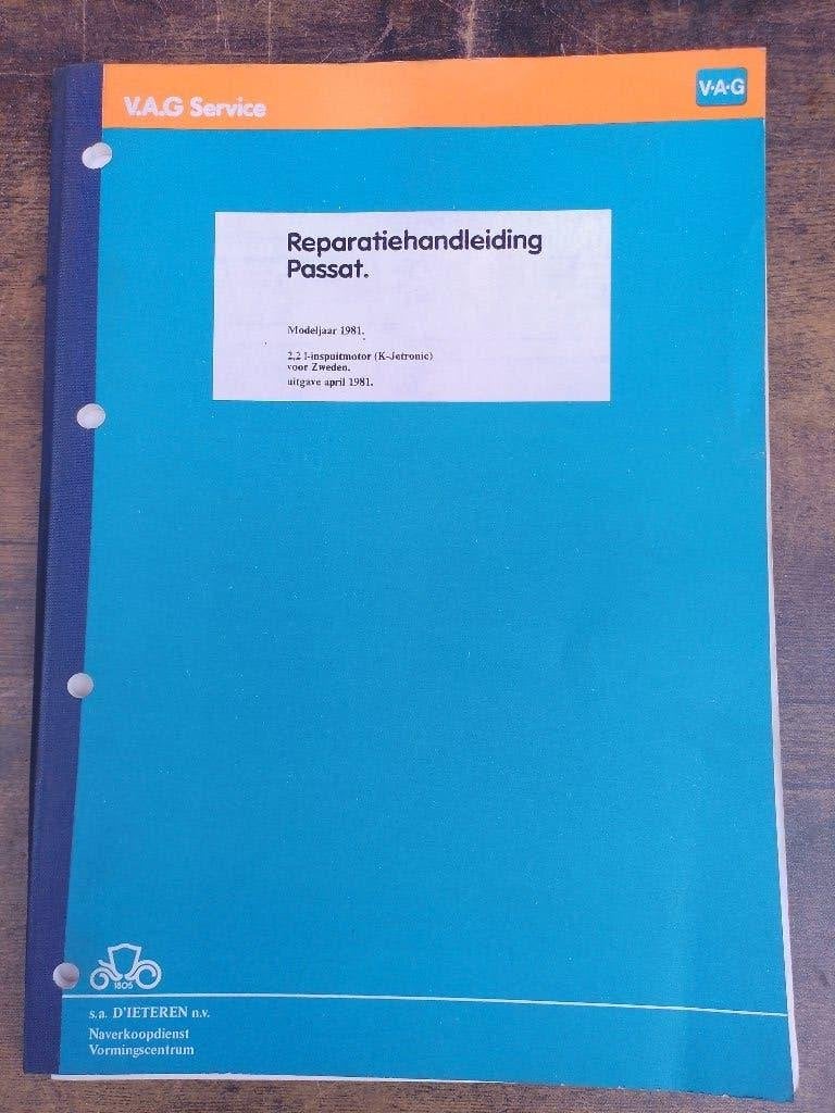 Vw Passat B2 dealer werkplaatsboek 2.2 5 Cilinder motor WE, Ophalen of Verzenden, Gelezen, Volkswagen