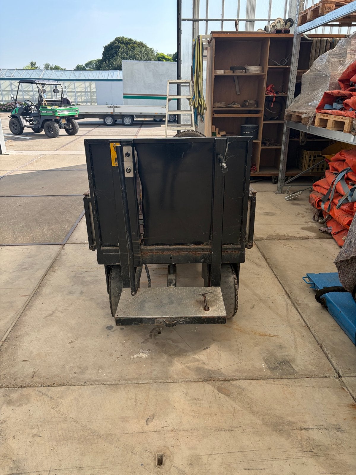 Electrowagen electrotrekker kiepwagen/transportwagen, Ophalen, Gebruikt