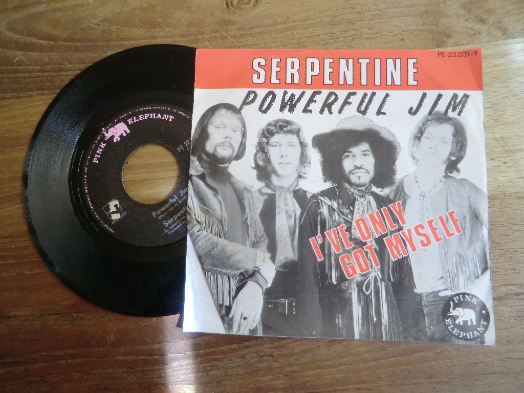serpentine    powerful jim/i've only got myself, Verzenden, Gebruikt, 7 inch, Pop