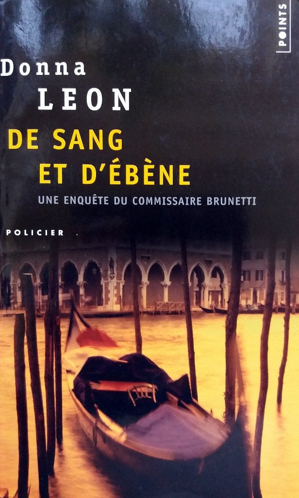 Donna Leon - De sang et d'ébène (FRANSTALIG), Ophalen of Verzenden, Gelezen, Fictie