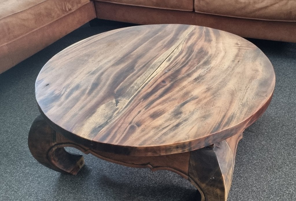 Te koop Salontafel, Ophalen, Gebruikt, 50 tot 100 cm, Rond