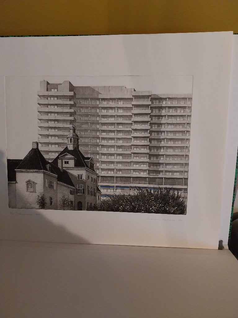 Ziekenhuis westeinde, Antiek en Kunst, Ophalen, Architectuur, Ets, 1950 - 1999