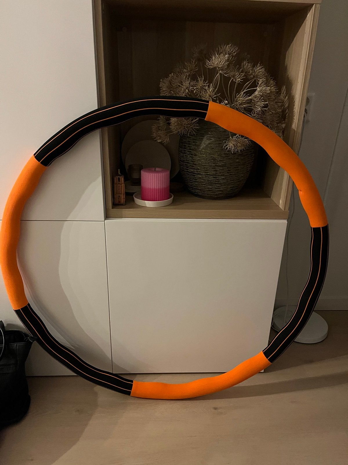 Hoelahoep - Oranje/Zwart, Ophalen, Gebruikt, Hoelahoep