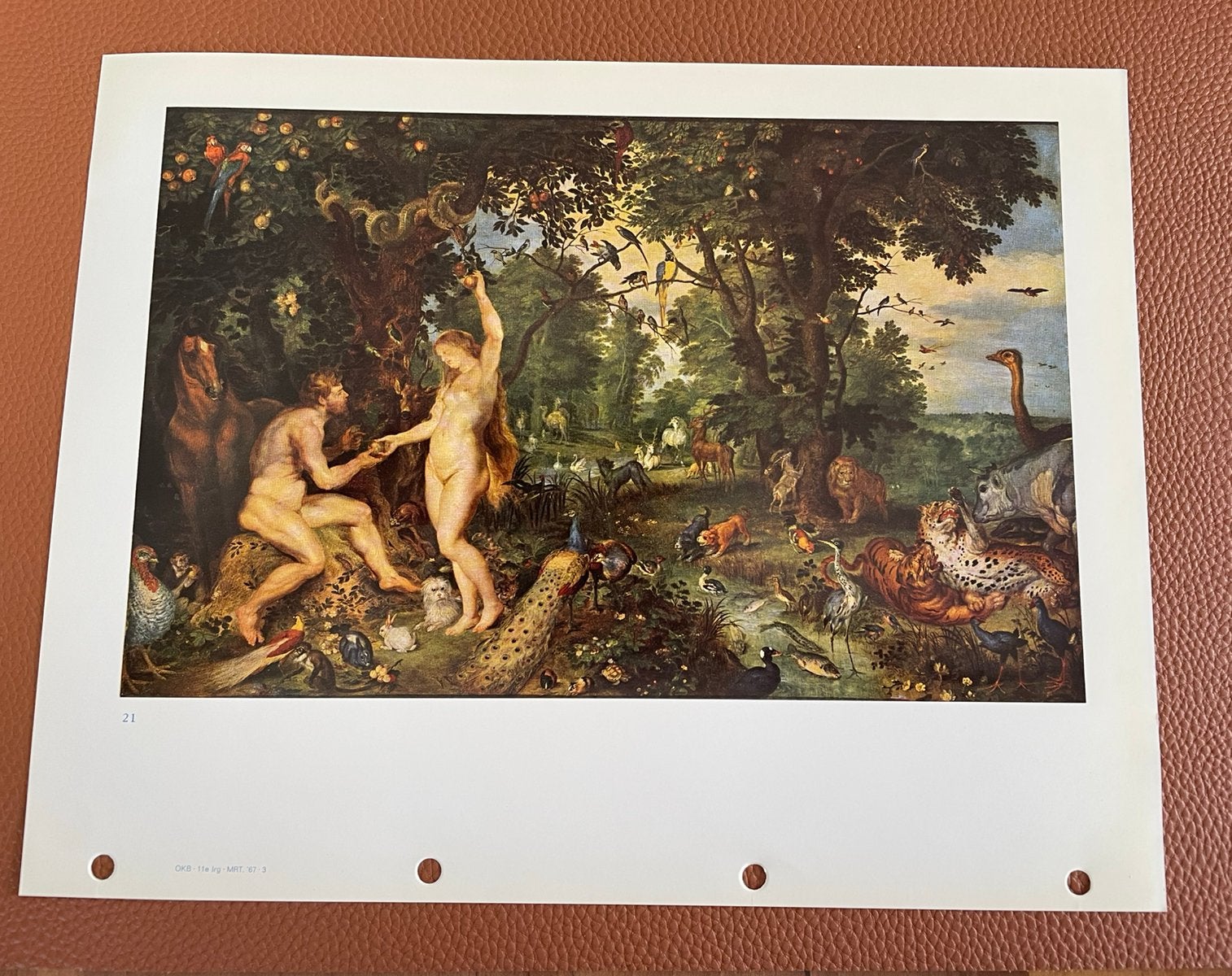 Jan Bruegel en Peter Paul Rubens Adam en Eva in paradijs, Ophalen of Verzenden