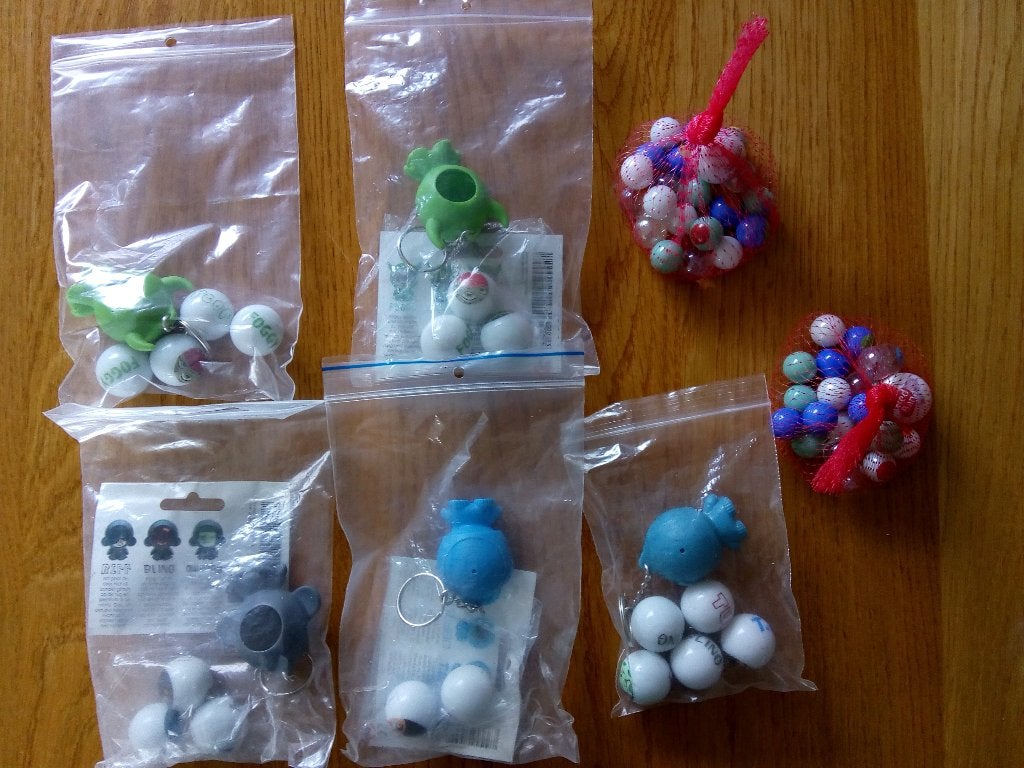 Knikkers verschillende items (meerdere foto’s), Ophalen of Verzenden, Gebruikt