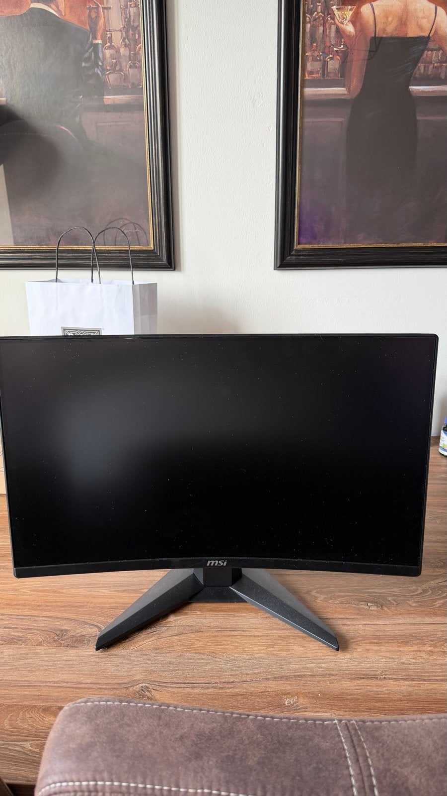 MSI Curved Gaming Monitor - MSI MAG 242C, Computers en Software, Ophalen of Verzenden, Zo goed als nieuw, Curved, Gaming