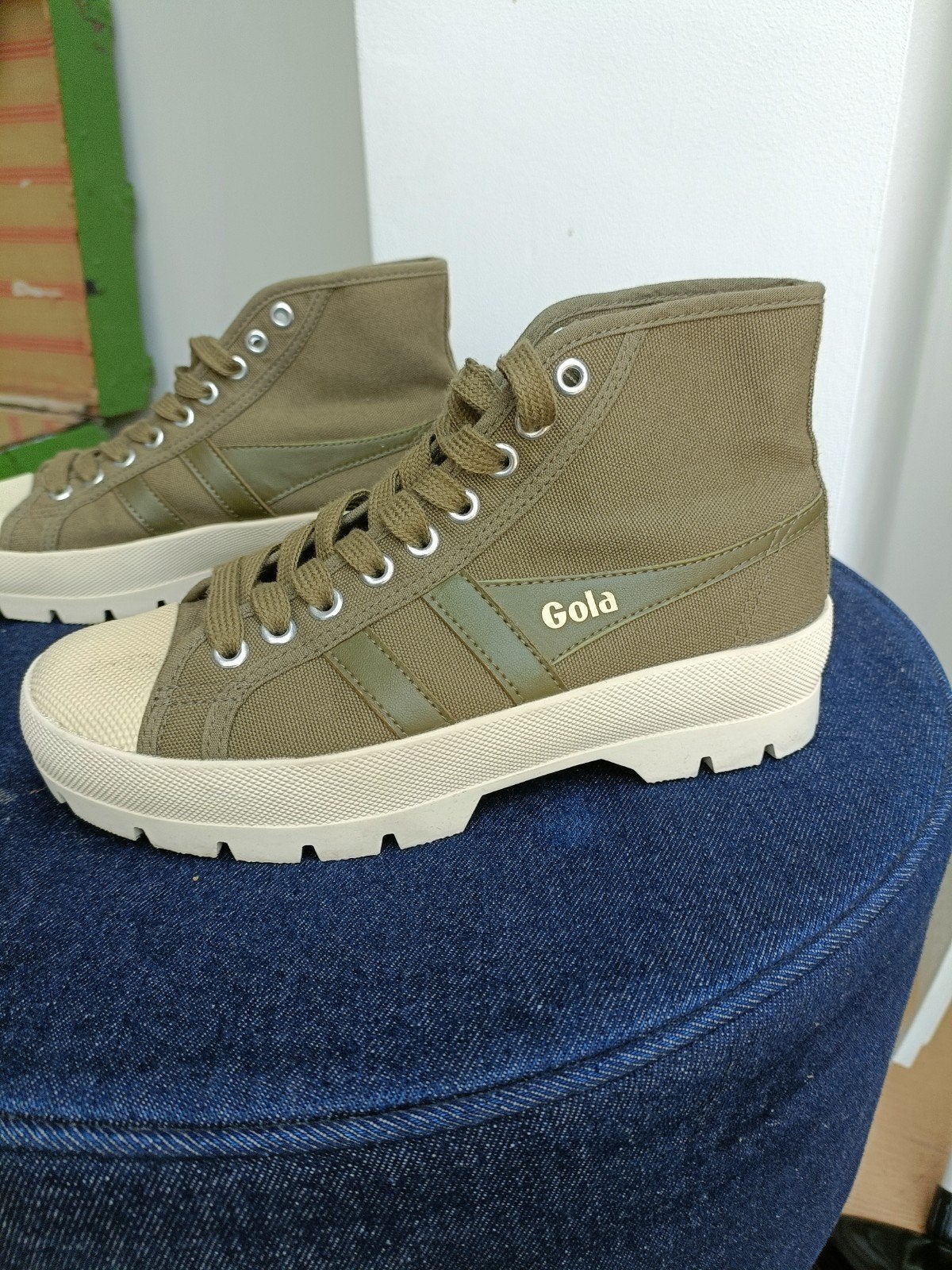 Gola sneakers, Verzenden, Zo goed als nieuw, Groen, Sneakers of Gympen