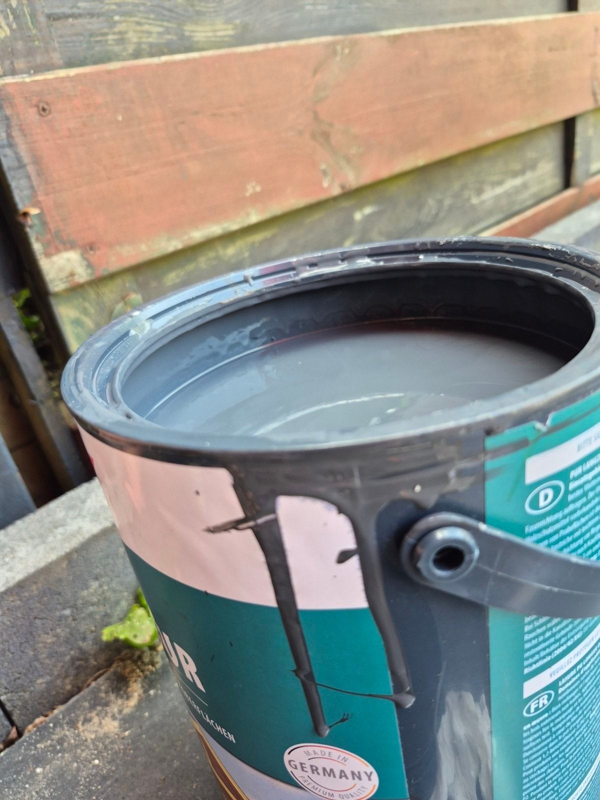 Baufix PUR Langzeitlasur Antraciet 5L, Ophalen, Grijs, Beits