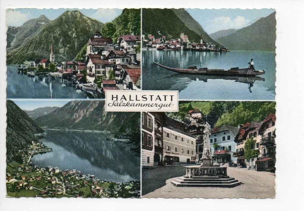 Oostenrijk. Ansichtkaart Hallstatt Salzkammergut. **, Verzamelen, Ophalen of Verzenden, 1960 tot 1980, Ongelopen, Oostenrijk