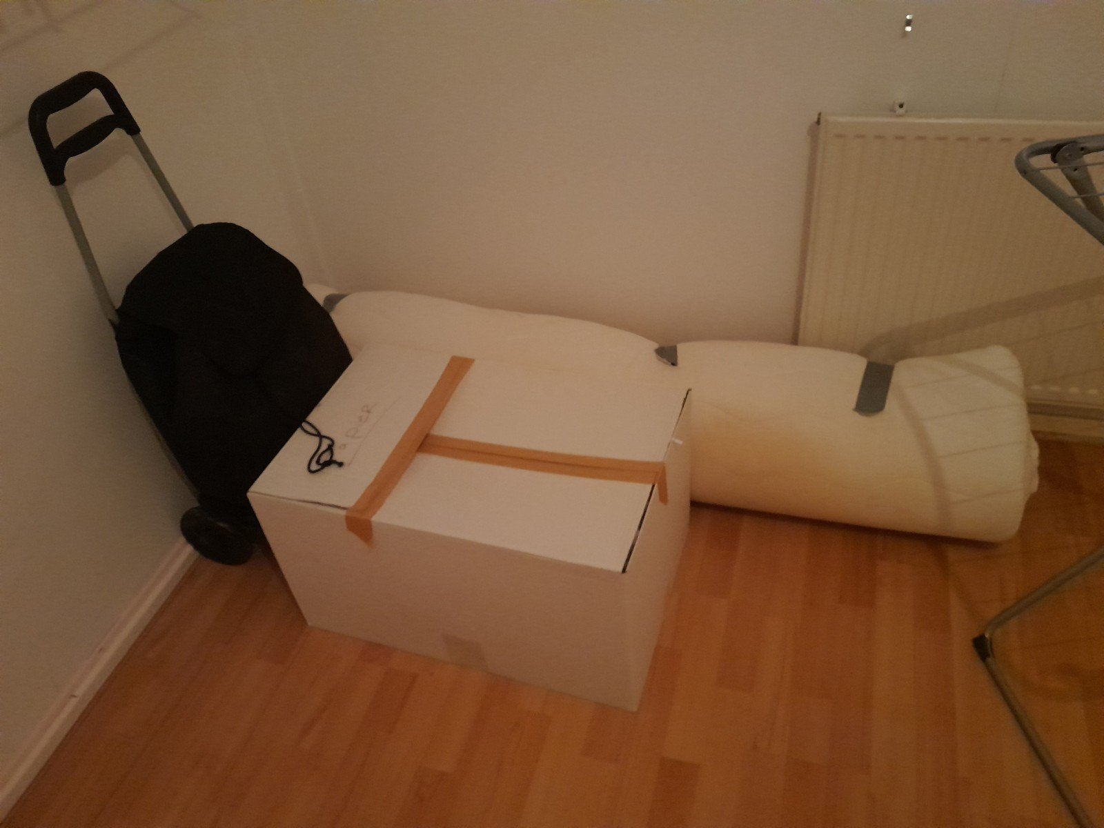 Stort spullen vervoeren, Ophalen, Gebruikt