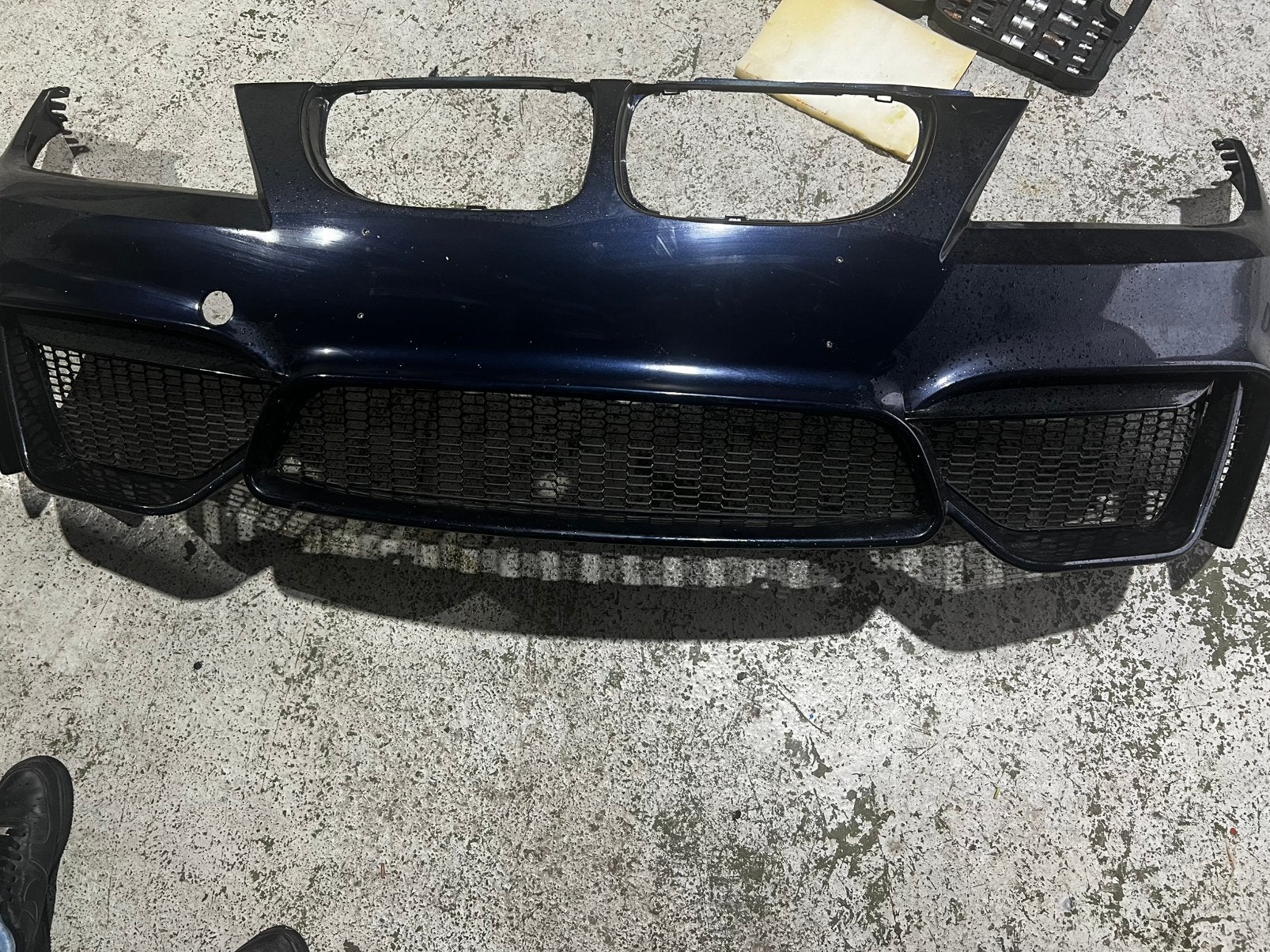Bumper bmw e90 monaco blauw a35, Auto-onderdelen, Ophalen, BMW, Bumper