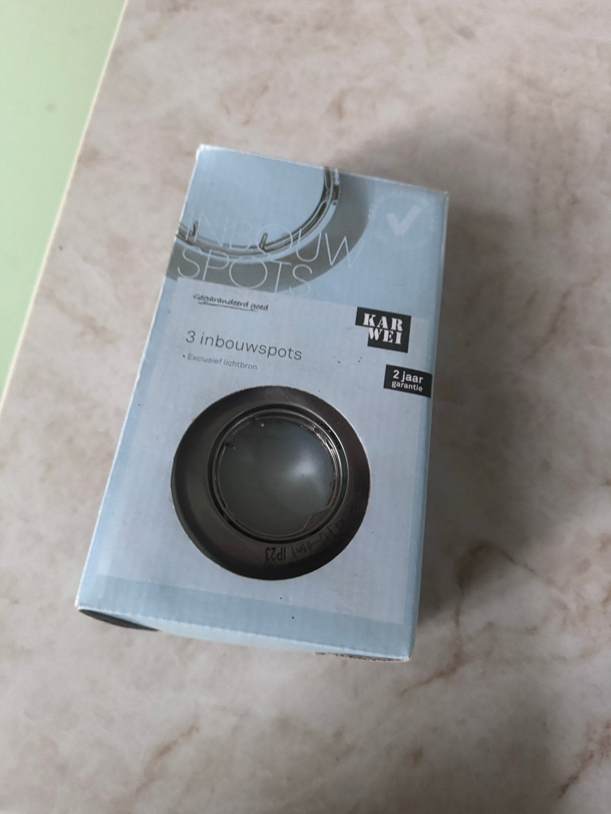 Karwei Inbouwspots - Set van 3 (Exclusief Lichtbron), Huis en Inrichting, Overige merken, Nieuw, Ophalen of Verzenden, Geschikt voor plafondmontage