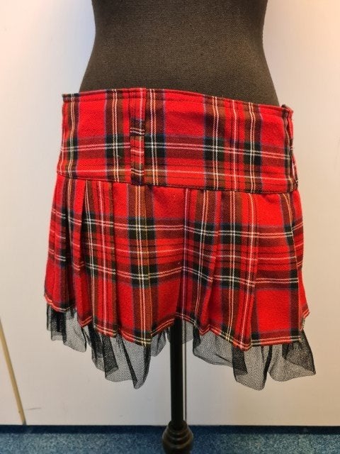 Rok mini schotse ruit maat L nieuw, Meerkleurig, On stage, Maat 42/44 (L), Nieuw