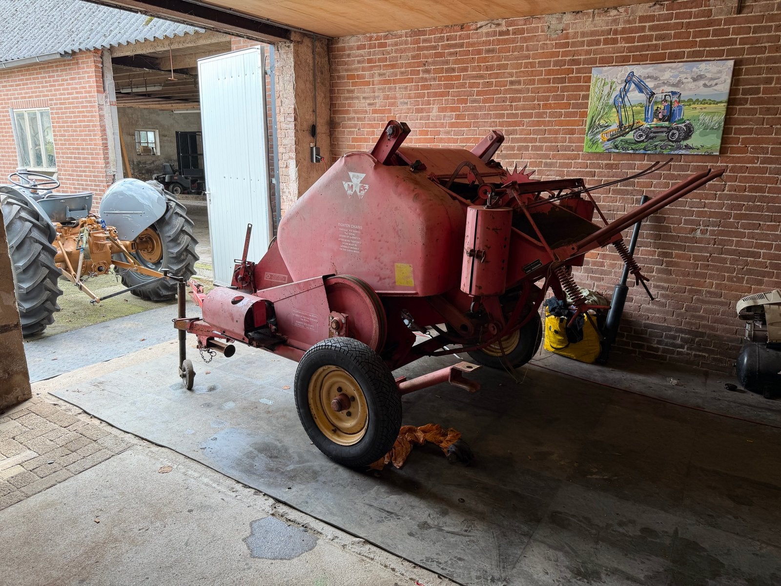 Massey Ferguson 80 Lage Drukpers met Aftakas, Ophalen of Verzenden