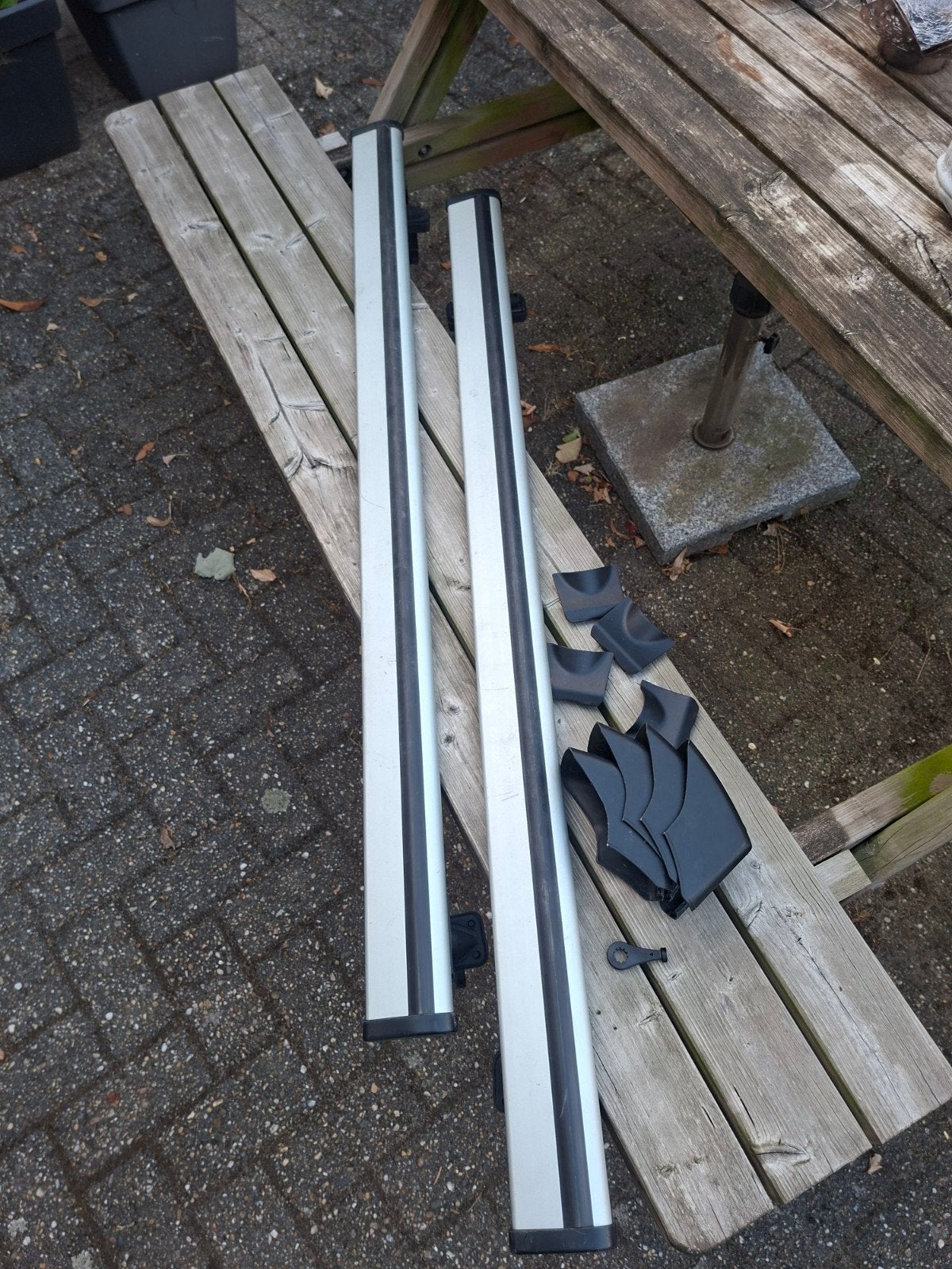 Aerodynamische Dakdragers Ford Focus Hatchback 5d 2011-2018, Auto diversen, Dakdragers, Ophalen, Gebruikt