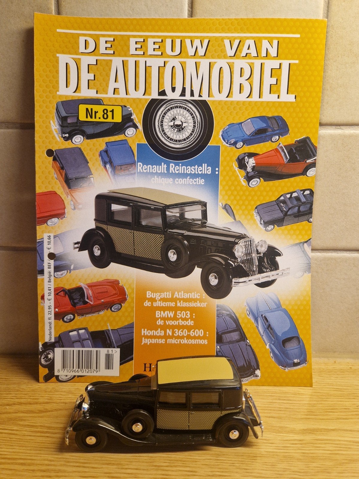 solido Renault reinastella type RM2 1934 tijdschrift doosje, Ophalen of Verzenden, Zo goed als nieuw, Auto, Solido