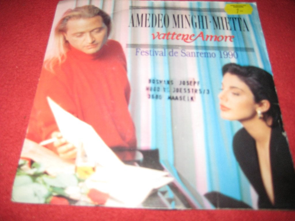 Amadeo Mingh-Metia: Vattene Amore, Ophalen of Verzenden, Zo goed als nieuw, Pop