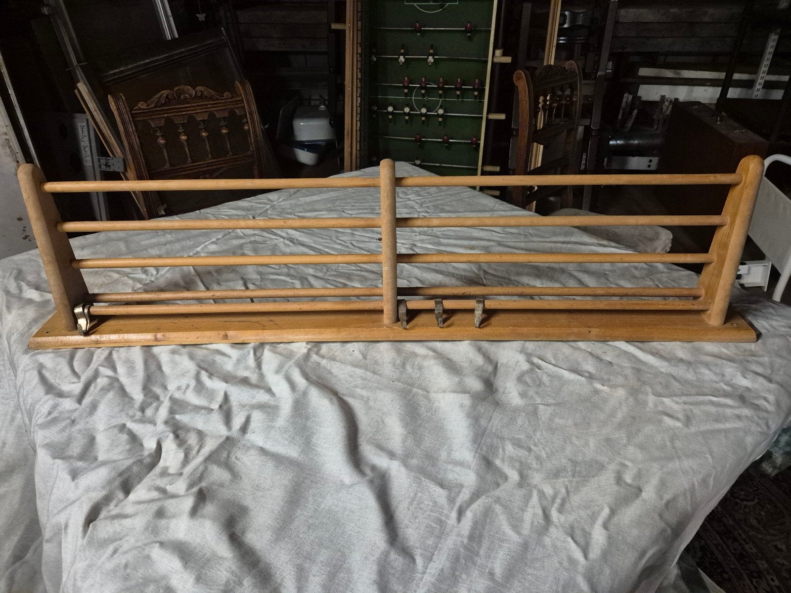 vintage keuken rek, Ophalen of Verzenden, Hout, Wandkapstok, Minder dan 100 cm