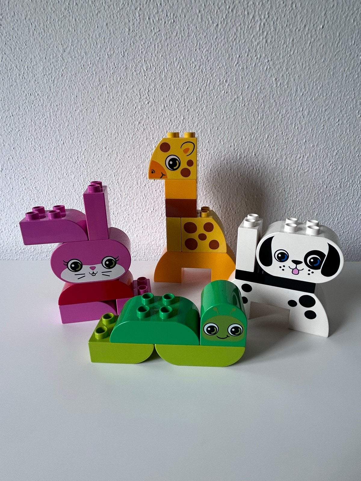Duplo creatieve dieren - Eerste Duplo set, Ophalen of Verzenden, Zo goed als nieuw, Compleet, Duplo