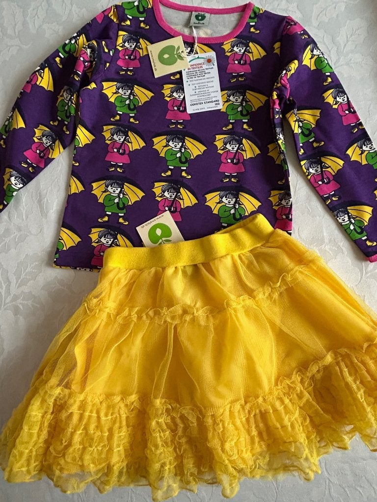 Smafolk shirt en tule rok maat 92/98, Meisje, Nieuw, Ophalen of Verzenden, Setje