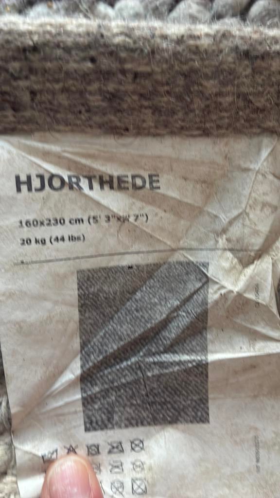 Ikea wollen kleed  Hjorthede, Ophalen, Gebruikt, Overige kleuren, Minder dan 10 m²
