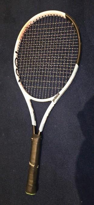 Prince Tour 100P Textreme Tennisracket L2 18x20 305g, Sport en Fitness, Tennis, Ophalen of Verzenden, Gebruikt, Racket, Prince
