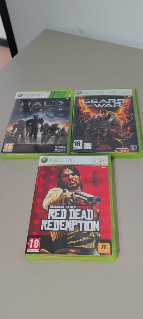 XBOX 360 GOW, HALO, RDR, Gebruikt, Shooter, 1 speler, Ophalen of Verzenden