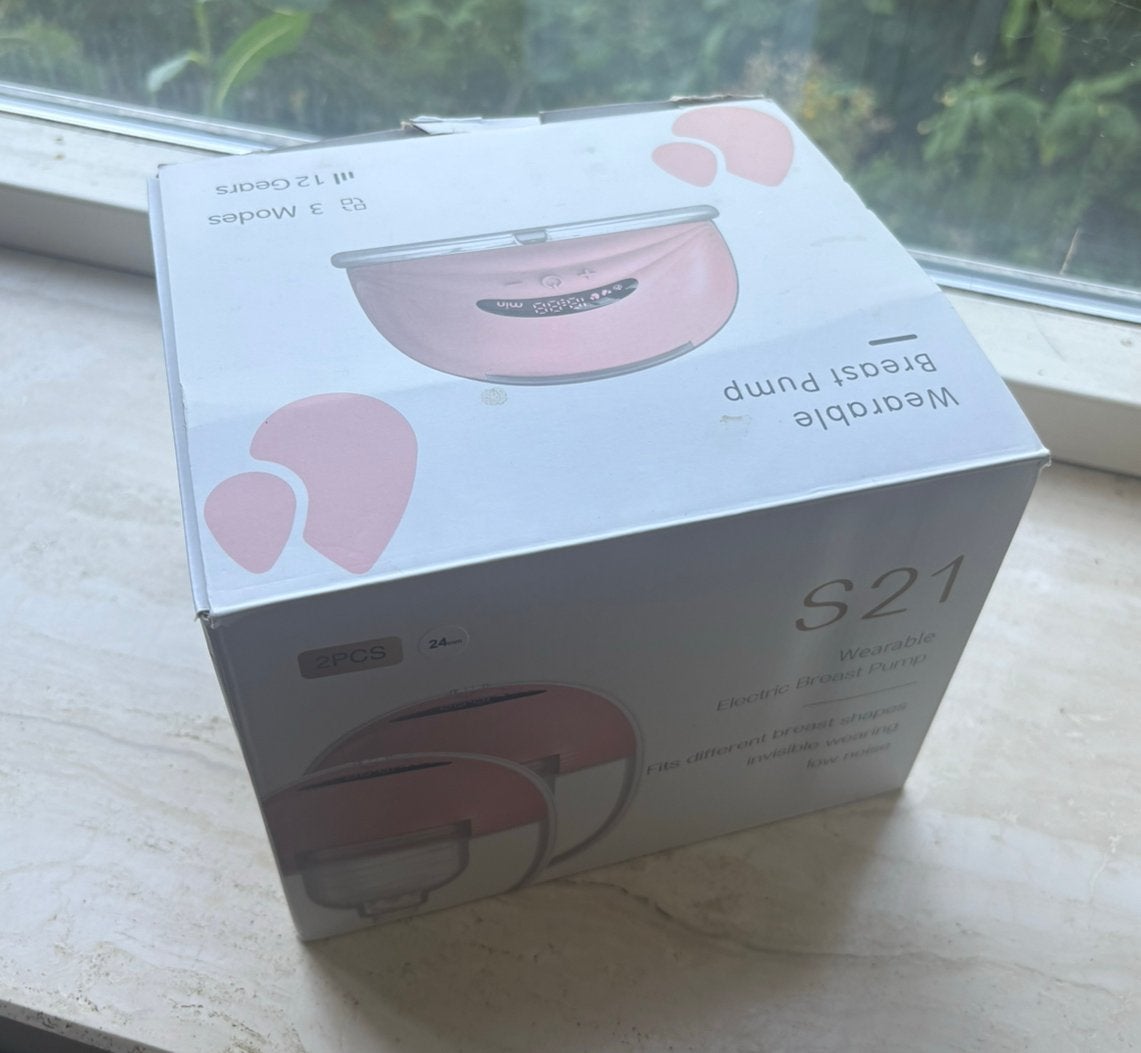 Wearable Electric Breast Pump - S21 - 2pcs - 24 mm, Ophalen of Verzenden, Zo goed als nieuw, Overige typen