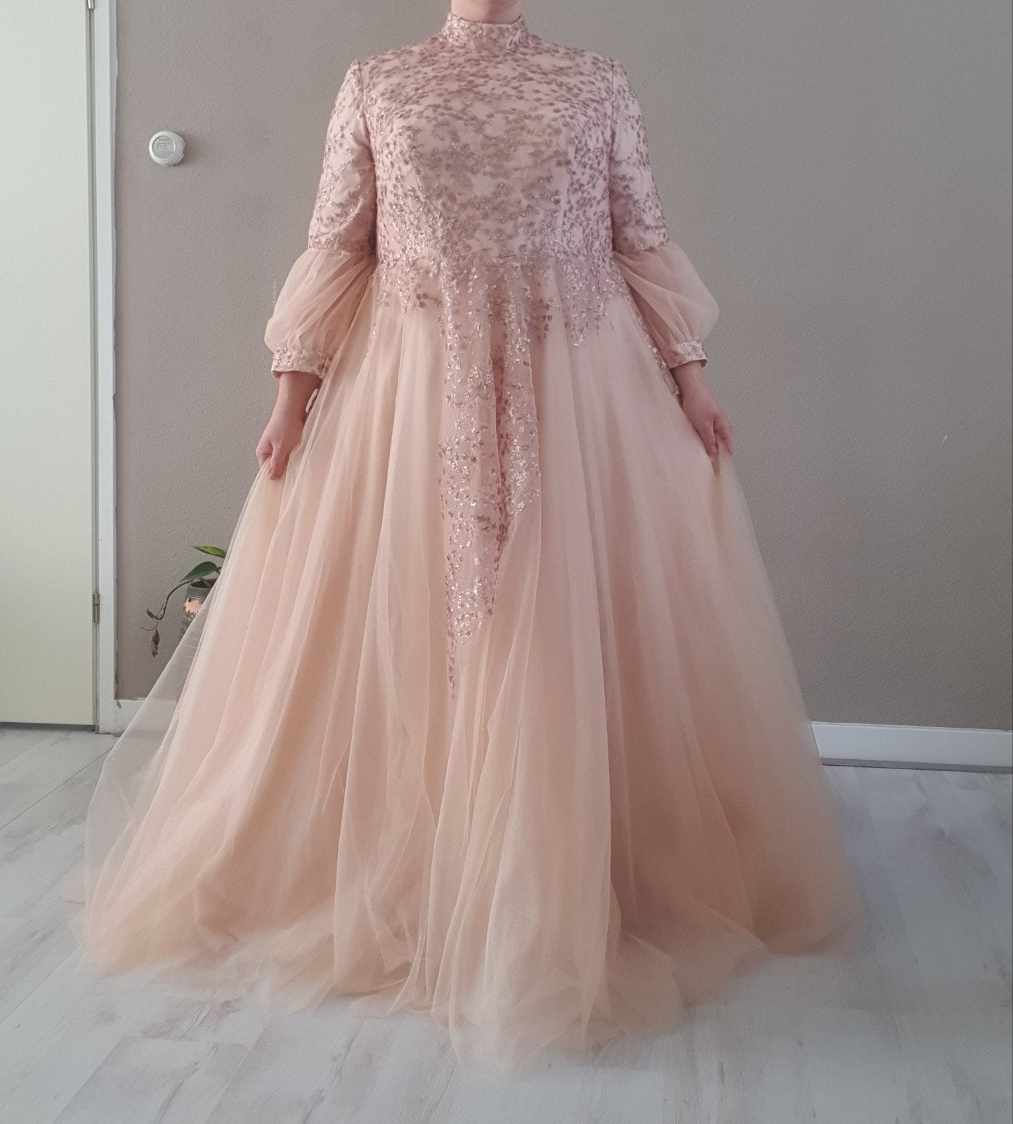 Romantische / trouwjurk / bruidsjurk maat:54, Kleding | Dames, Gelegenheidskleding, Overige typen, Maat 46/48 (XL) of groter, Nieuw
