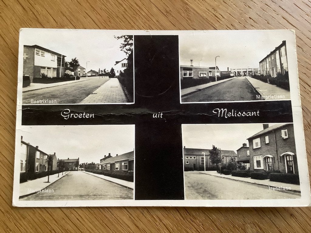 Melissant 1962 prinsessestraten, Verzamelen, Ophalen of Verzenden, 1960 tot 1980, Gelopen, Zeeland