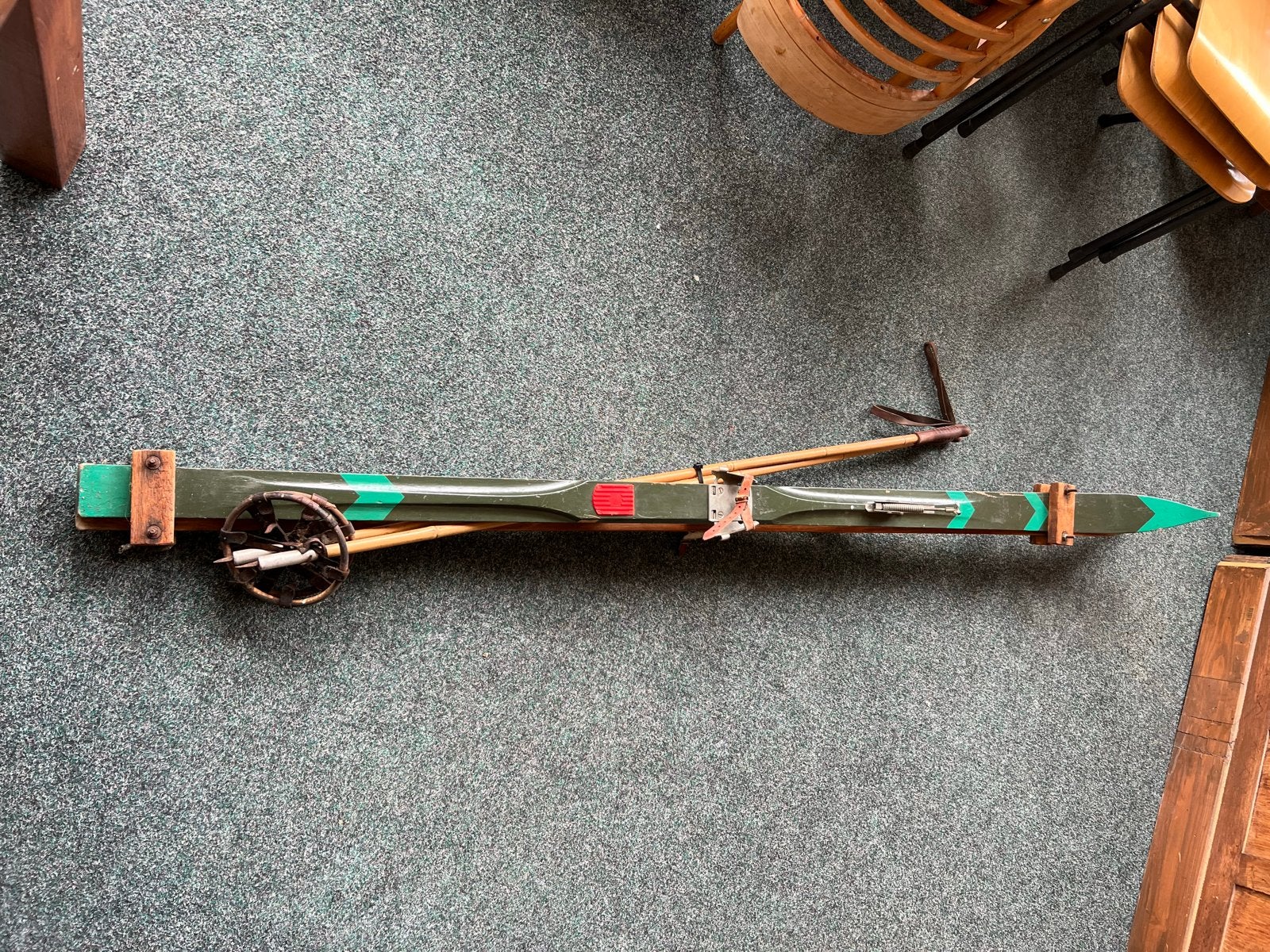 Vintage Langlauf Ski's - Decoratie Set, Ophalen