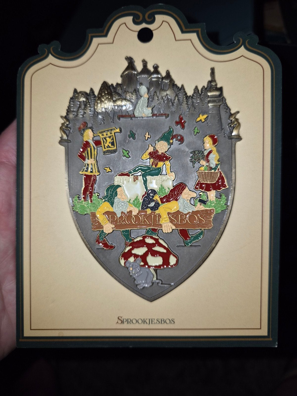 Sprookjes bos reuze pin, Verzamelen, Efteling, Ophalen of Verzenden, Button of Speldje