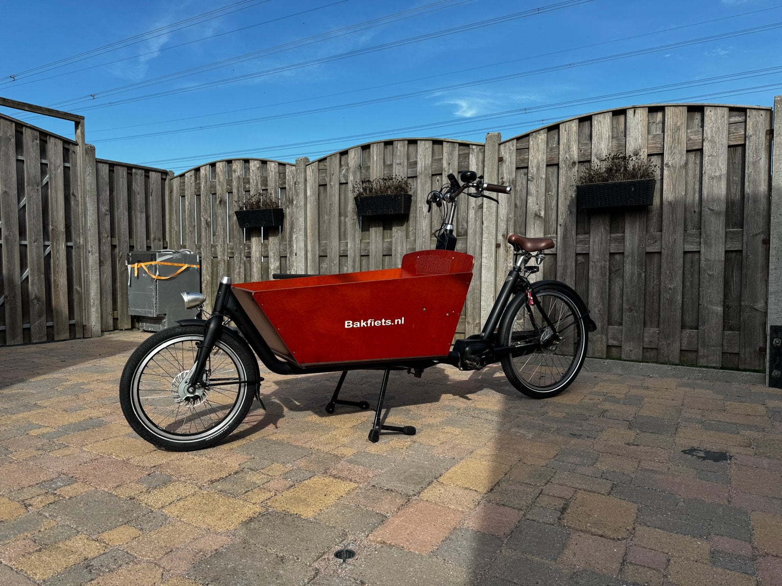 Bakfiets Cruiser E Bime met extra zware accu, Fietsen en Brommers, Elektrisch, Ophalen of Verzenden, Zo goed als nieuw, 2 kinderen