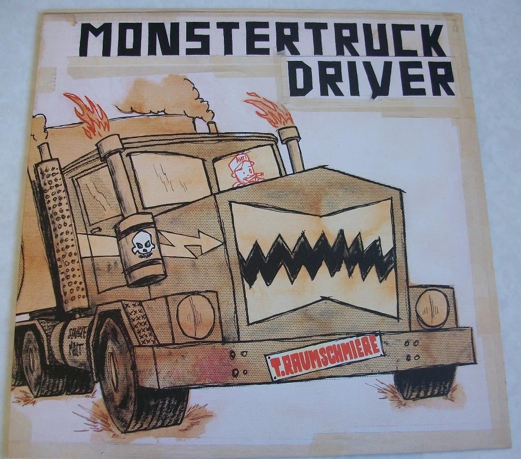 T.Raumschmiere   Monstert truckdriver   Techno Electro, Cd's en Dvd's, Vinyl | Overige Vinyl, Ophalen of Verzenden, Gebruikt, 12 inch